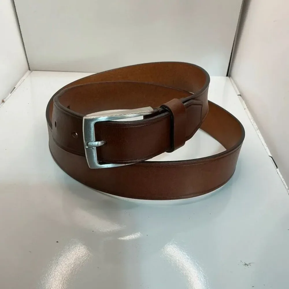 Banana Republic Brown Leather Belt Men’s Size 36 1.25” Casual Dress